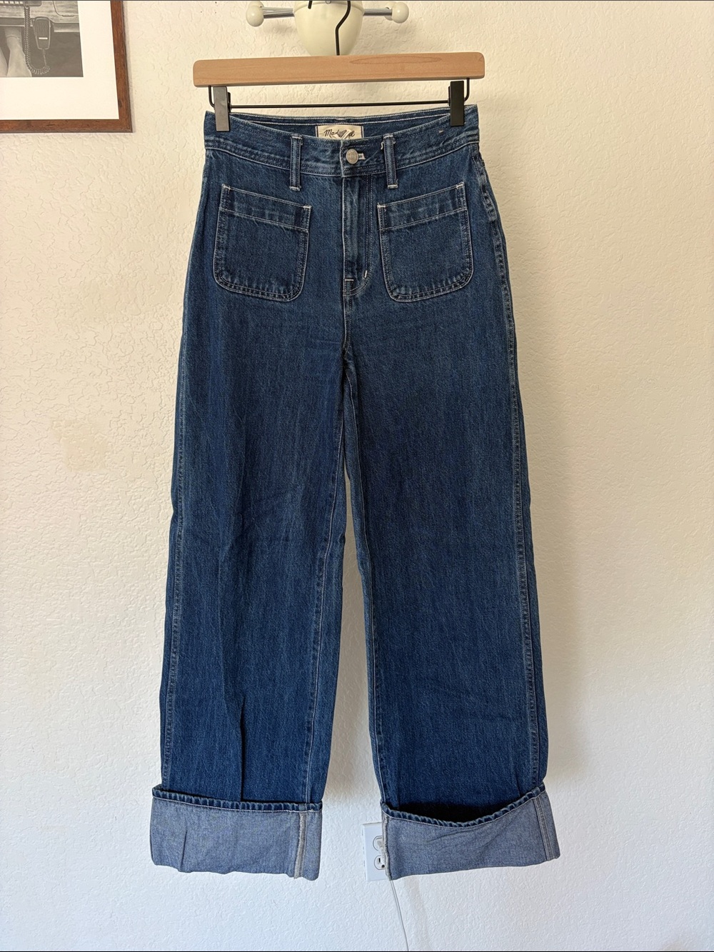 Madewell super wide leg jeans